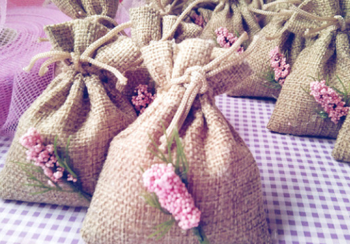 Saquitos Aromáticos detalles bodas Alicante